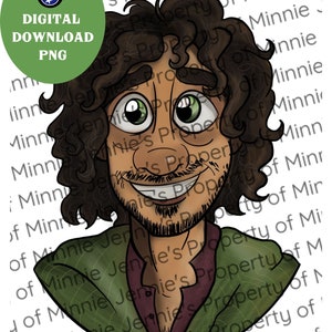 Encanto PNG We Don't Talk About Bruno ~ Madrigal Family Clipart ~ Bruno Madrigal Drawing / Hand Drawn Artwork ~ Great for Sublimation!