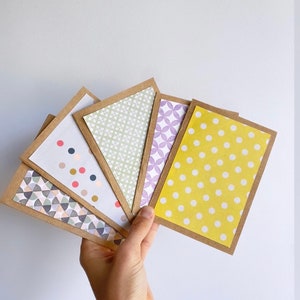 Blank Vintage Greeting Card and Tag Set