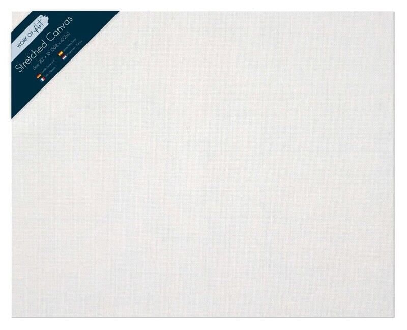 Blank Artist Canvas Art Board Plain Painting Stretched Framed White ...