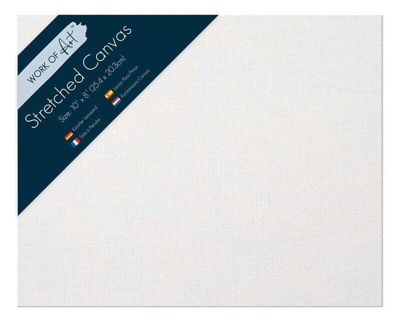 Blank Artist Canvas Art Board Plain Painting Stretched Framed White ...
