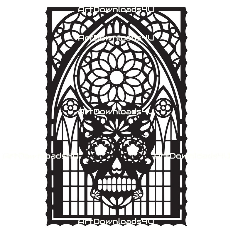 Download Papel Picado SVG Mexican Stencil Digital Download Vector ...