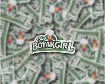 Chef Boyargirl Vinyl Sticker