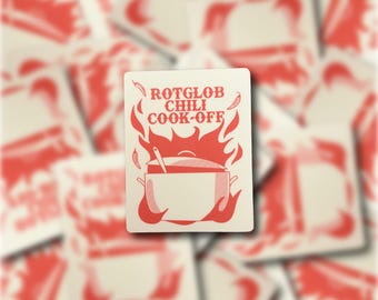 Rotglob Chili Cook-off Vinyl Sticker