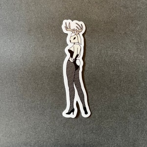 Cryptid Pinup Vinyl Sticker - Etsy