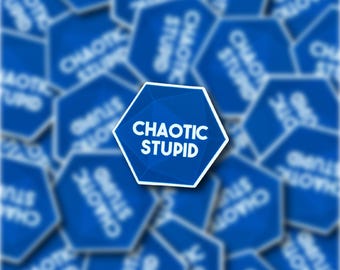 Chaotic Stupid D20 Vinyl Sticker
