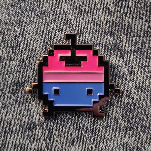 Junimo Bisexual Pride Soft Enamel Pin