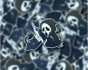Cute Ghostface Vinyl Sticker