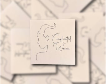 Complicated Women Podcast Album Art Vinyl Sticker