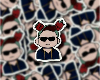 Strawberry Dungeon Master Vinyl Sticker