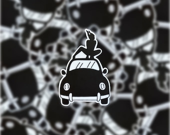 Bat-Child on a VW Vinyl Sticker