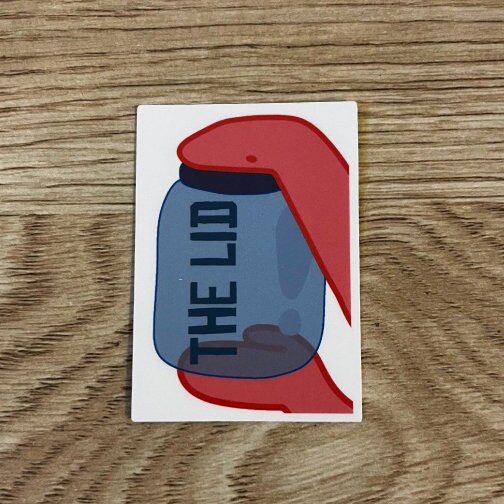 Lid Sticker The Lid Vinyl Sticker - Etsy