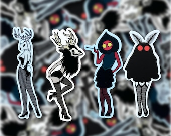 Cryptid Pinup Vinyl Vinyl Sticker