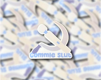 Commie Slut Vinyl Sticker