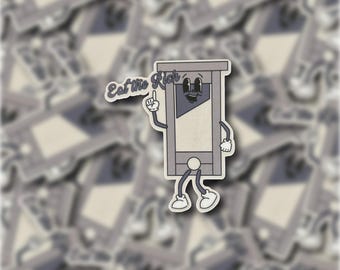Mr. Guillotine Eat The Rich Vinyl Sticker