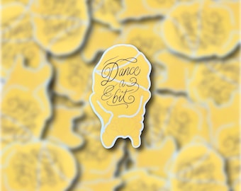 Dance A Bit Vinyl Sticker