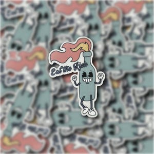 Mr. Molotov Eat The Rich Sticker