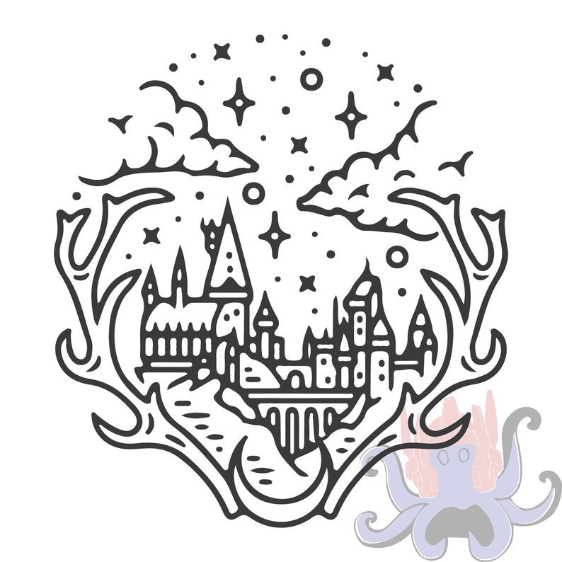 Hogwarts Vinyl Decal Sticker | Etsy