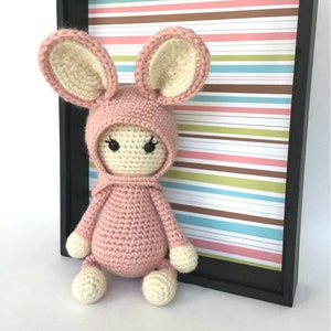 Bunny Crochet Pattern, Amigurumi Bunny, Crochet Stuffed Animal, PDF Pattern, download, doll, easter, crochet bunny image 1