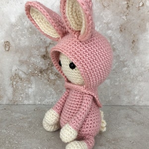 Bunny Crochet Pattern, Amigurumi Bunny, Crochet Stuffed Animal, PDF Pattern, download, doll, easter, crochet bunny image 3