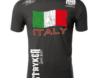 Italy Italian MMA ufc bjj nhb Adult World Cup Soccer Fighting World Tour Team T Shirt