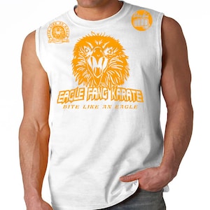Eagle Fang Karate Cobra Kai Kid No Mercy In Netflix ufc mma Adult Muscle Tank Top Brand New Bite Like An Eagle