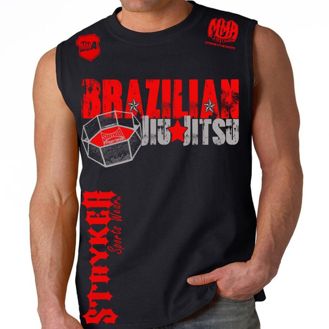 Débardeur Sans Manches Manto Brazilian Jiu-Jitsu – T-Shirt Muscle Fit Noir Unisexe, Confort Et Style Pour Arts Martiaux