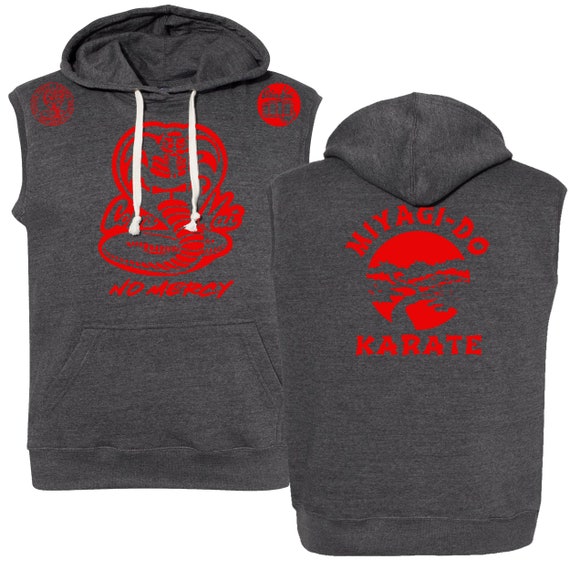 Cobra kai sleeveless hoodie hot sale