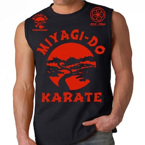 Miyagi-Do Karate Cobra Kai Kid No Mercy In Netflix ufc mma Adult Muscle Tank Top Brand New