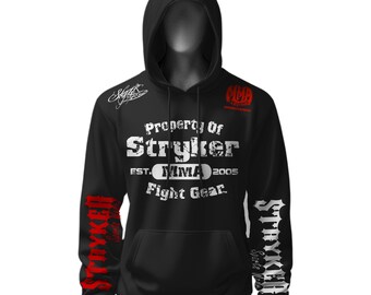Property Of Stryker Fight Gear The Original MMA UFC Style Adult Pullover Hoodie Jumper EST 2005