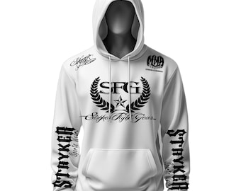 Sfg Flower Emblem Stryker Fight Gear The Original MMA UFC Style Adult Pullover Hoodie Jumper EST 2005