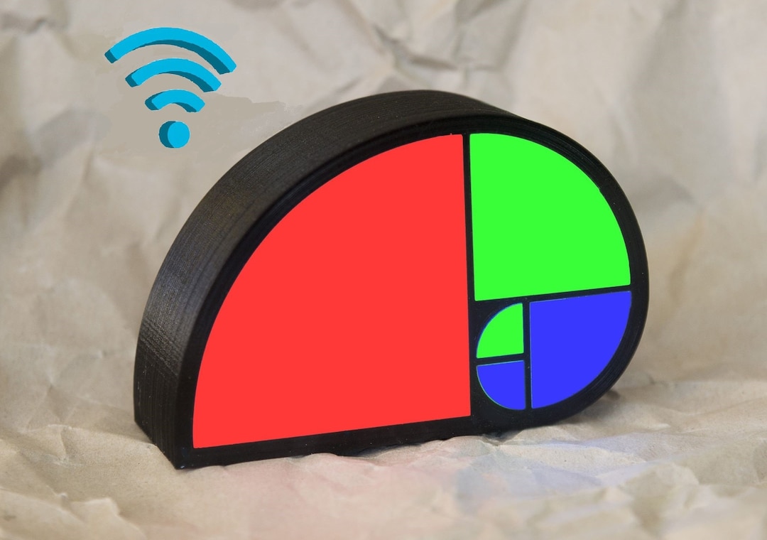 Fibonacci Clock Etsy