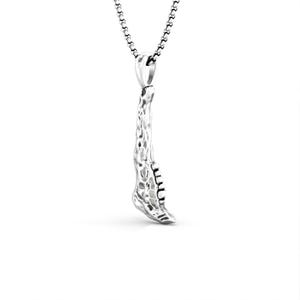 Sterling Silver Jewish Amulet Samson donkey jawbone pendant