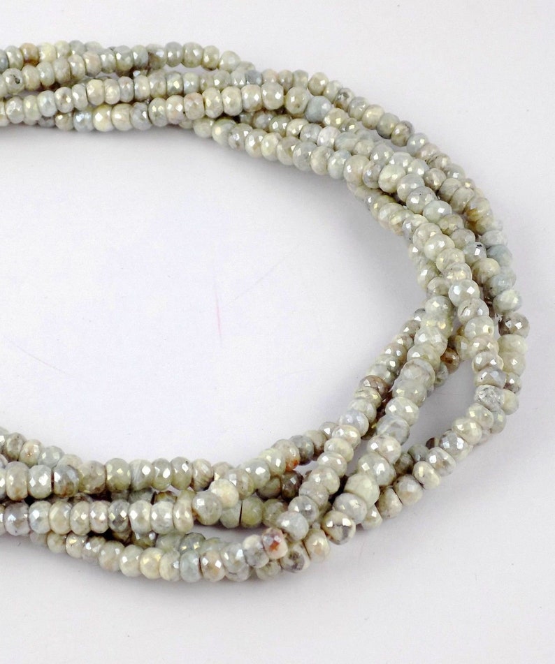 1 Strand High Quality Silverite Sparkling Faceted Rondelle Gemstone 5mm,13 Long,Faceted Beads Silverite Faceted Wholesale Beads,Necklace