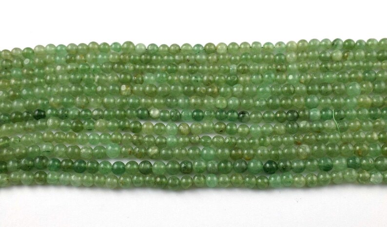 5 Strand Natural Aventurine Gemstone Rondelle 6-7mm 13 Long Smooth Jewelry Bead AventurineSmooth BeadsGemstone BeadJewelry Making Bead.