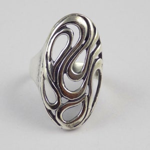 Designer Ring SOR06 Black Oxidize Ring 1 Pc 925 Sterling Silver Fancy Style High Polished Black Oxidize Handmade Ring