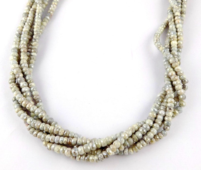 1 Strand High Quality Silverite Sparkling Faceted Rondelle Gemstone 5mm,13 Long,Faceted Beads Silverite Faceted Wholesale Beads,Necklace