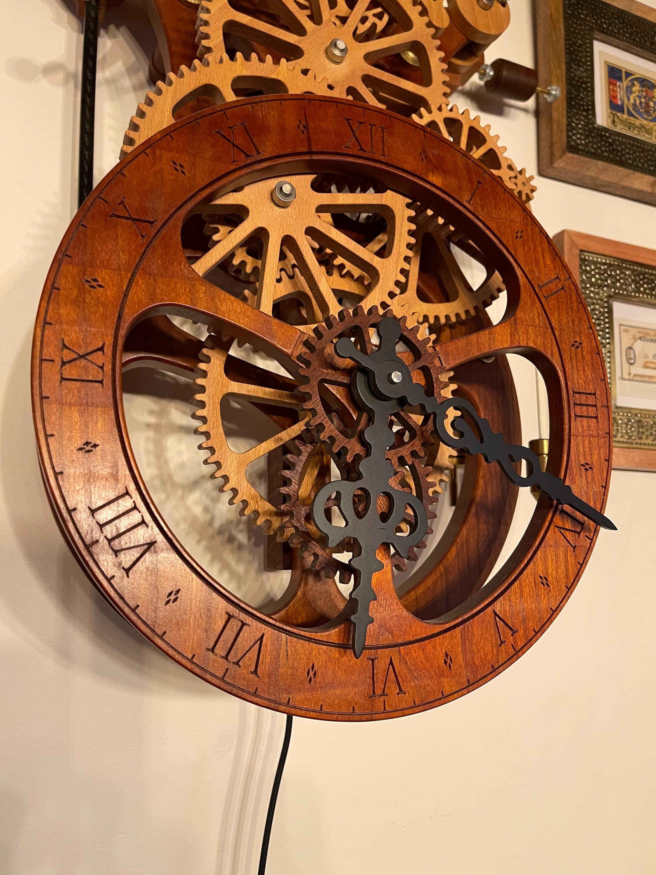 Skeleton Clock With Grasshopper Escapement, DXF Files for CNC Router - Etsy