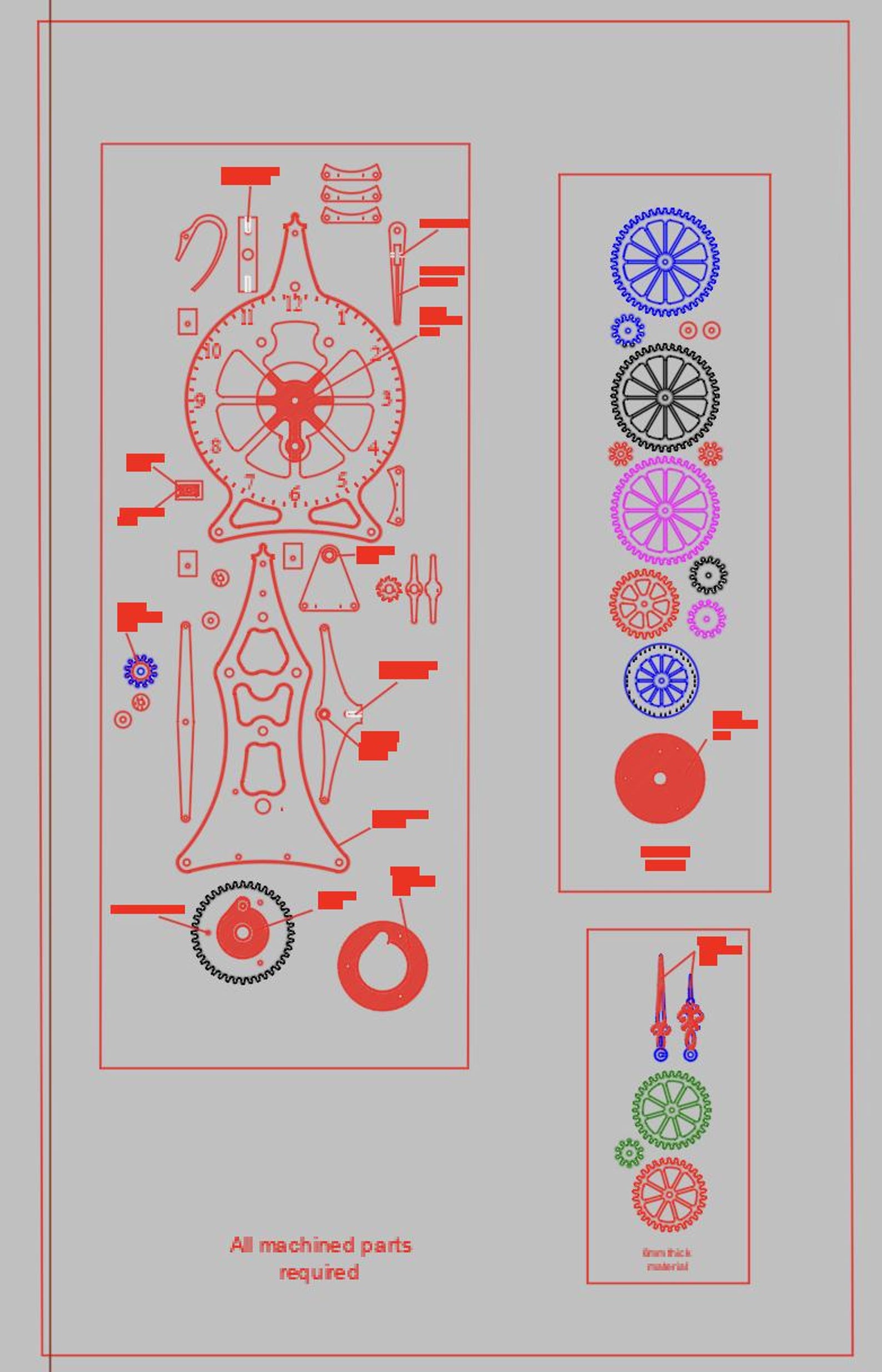 Pendulum Router Ignatz Flying Pendulum Clock, DXF Files for CNC Router - Etsy
