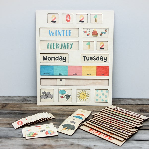 Homeschool Wall Calendar - Etsy