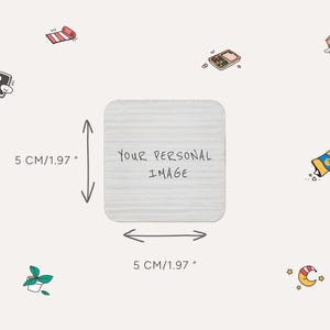 Personalized Wooden Magnets – Customizable Design for Kids&#39; Routine, Decor & Gifts, Magnetic Picture, Customizable Child&#39;s Artwork