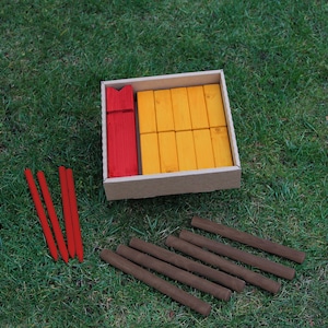 Juego de ajedrez vikingo premium de madera hecho a mano para césped Kubb para bodas, juego de jardín tradicional Kubb para fiestas