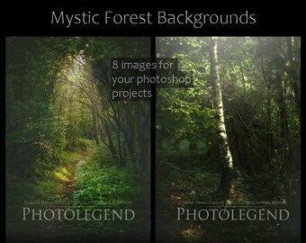 Digital Forest Backgrounds