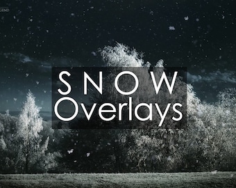 Photoshop Overlays SNOW