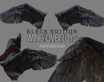 PNG Overlays BLACK WINGS