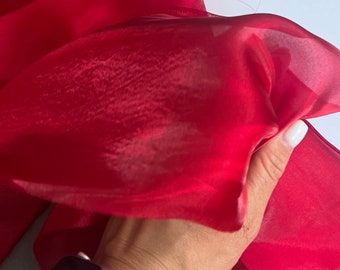 Red organza fabric White Organza lace fabric Blue Organza Fabric Wedding dress fabric Sheer Shiny Organza fabric Pink Organza