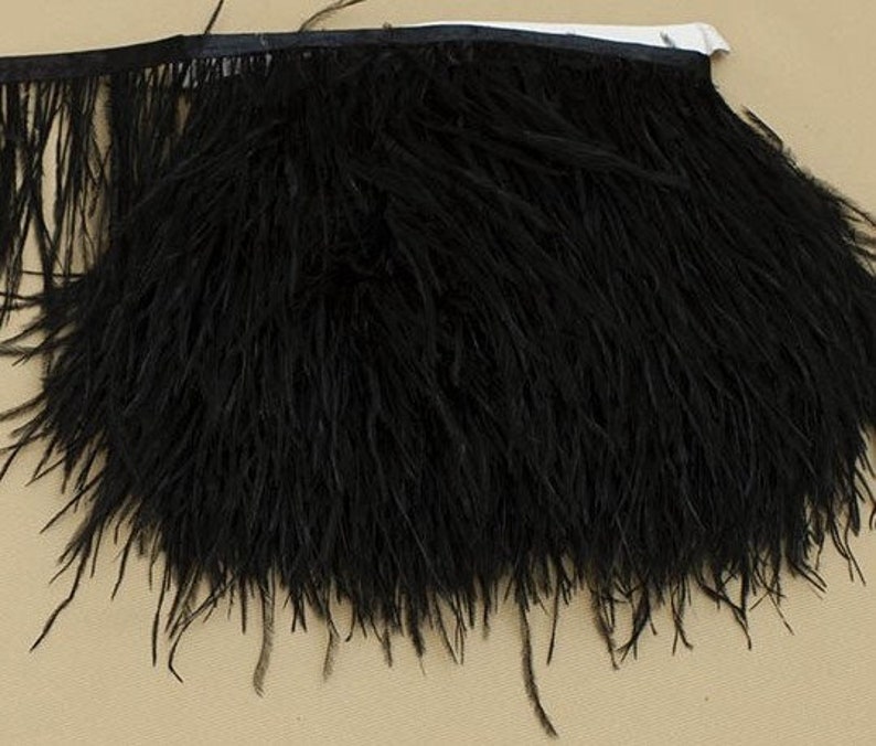 Feathers TRIM Ostrich feathers Feather trim Craft feathers Color feathers Pink feathers Dress feather feather fringe Skirt feather trim