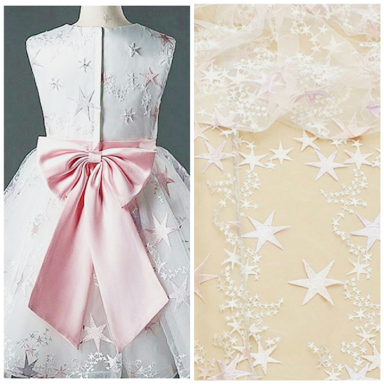 Ivory Embroidered Tulle Appolline