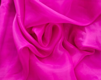 Fuchsia Organza fabric Pink Organza lace fabric Blue Organza Fabric Wedding dress fabric Sheer Shiny Organza fabric Lavender Organza