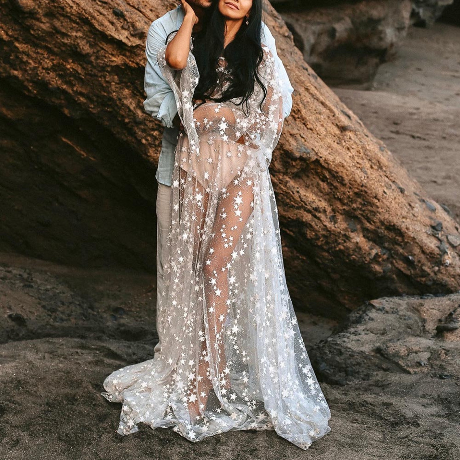 Ivory Glitter Tulle Rafa
