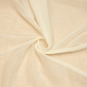 T004 - Cappuccino Tulle fabric - Wedding Tulle - Wholesale Tulle By The Yard - Tulle Roll - Supplies - Bridal Tulle - 3m width Soft Tulle